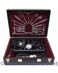 lovely Fluvita violet wand timer with Ampere-metre and 20 attachments 