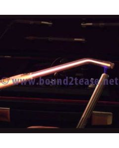 Radium curved throat electrode