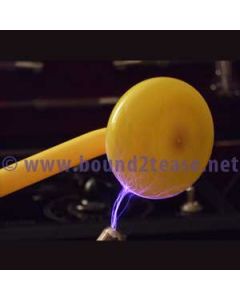 Radium curved throat electrode