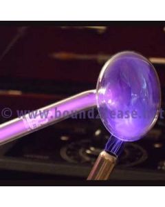 Radium curved throat electrode