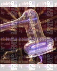 comb electrode for violet wand - opaline glass