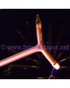 Radium curved throat electrode