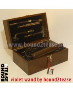20th Century Antique Ediswan -e- high frequency violet ray with 4 attachments