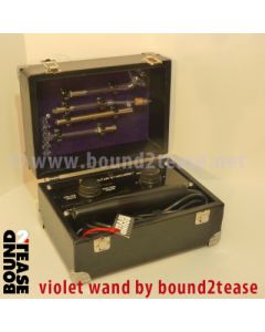 An IFAS type Soltan Standard high frequency violet wand 4 attachments