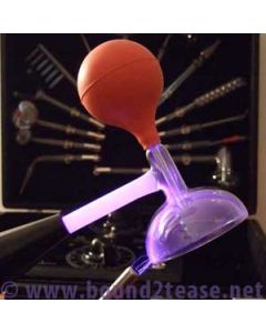 rare violet wand breast electrode with suction pump